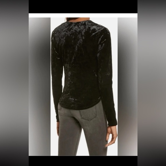 Free People Perfect Date Top 
size Large 
Black - Picture 5 of 12